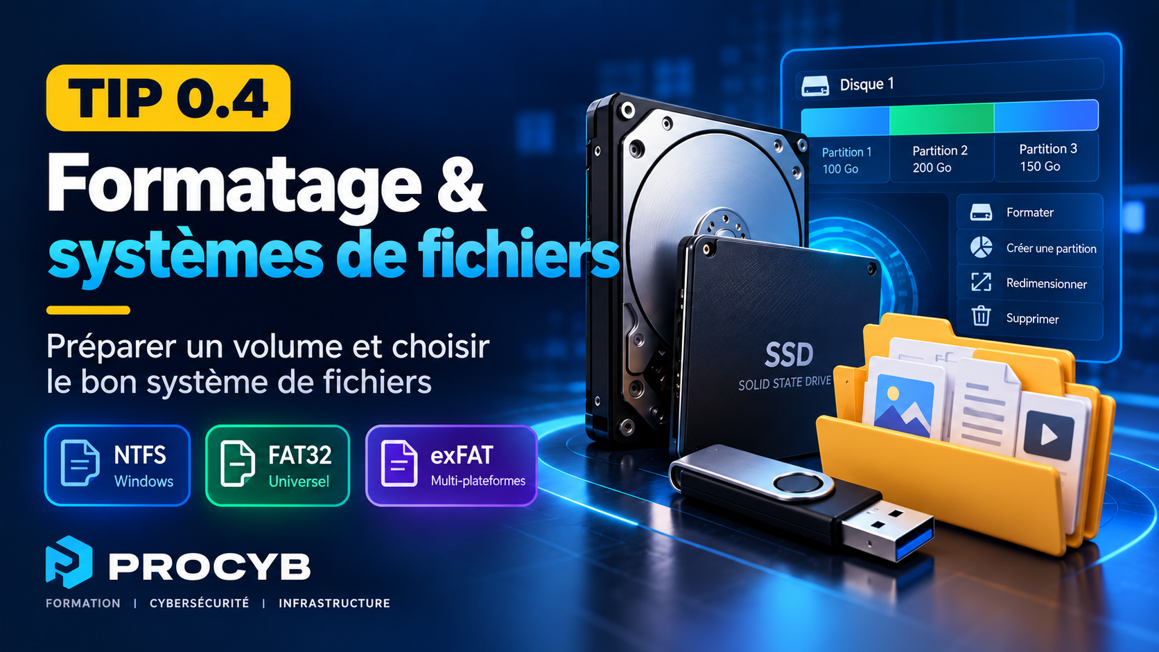 TIP 0.4 – Disques, partitions et systèmes de fichiers