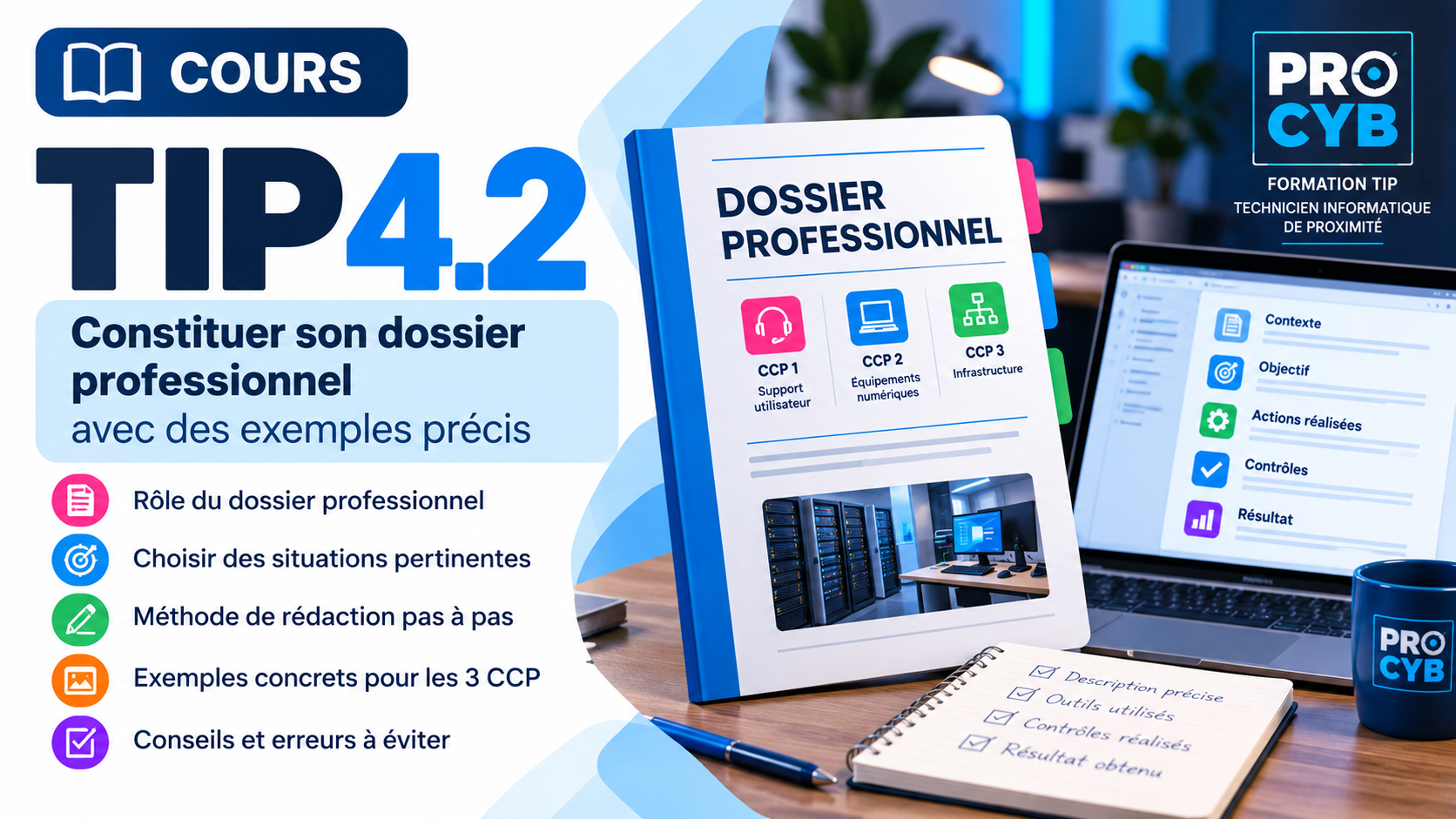 TIP 4.2 – Constituer son dossier professionnel avec des exemples précis